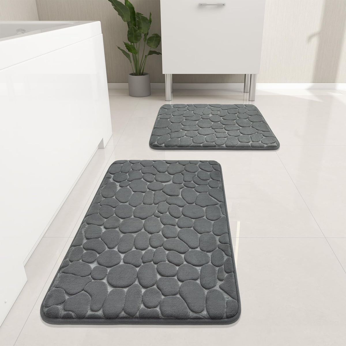 YIHOUSE large rug 32x20 inches with plush memory foam for soft underfoot comfort.