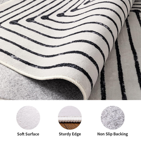 YIHOUSE durable, fade-resistant rug for high-traffic homes