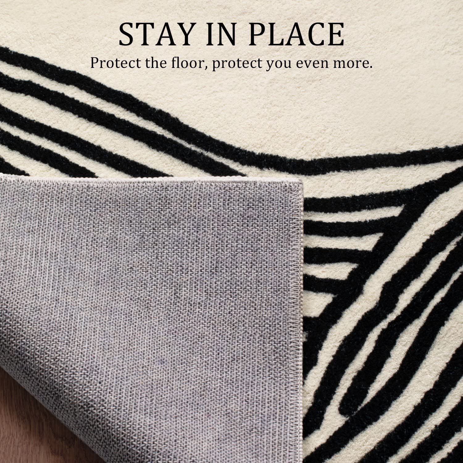 YIHOUSE versatile design rug suits bedrooms, dining rooms, and entryways.