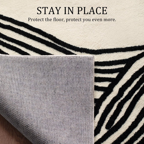 YIHOUSE versatile design rug suits bedrooms, dining rooms, and entryways.