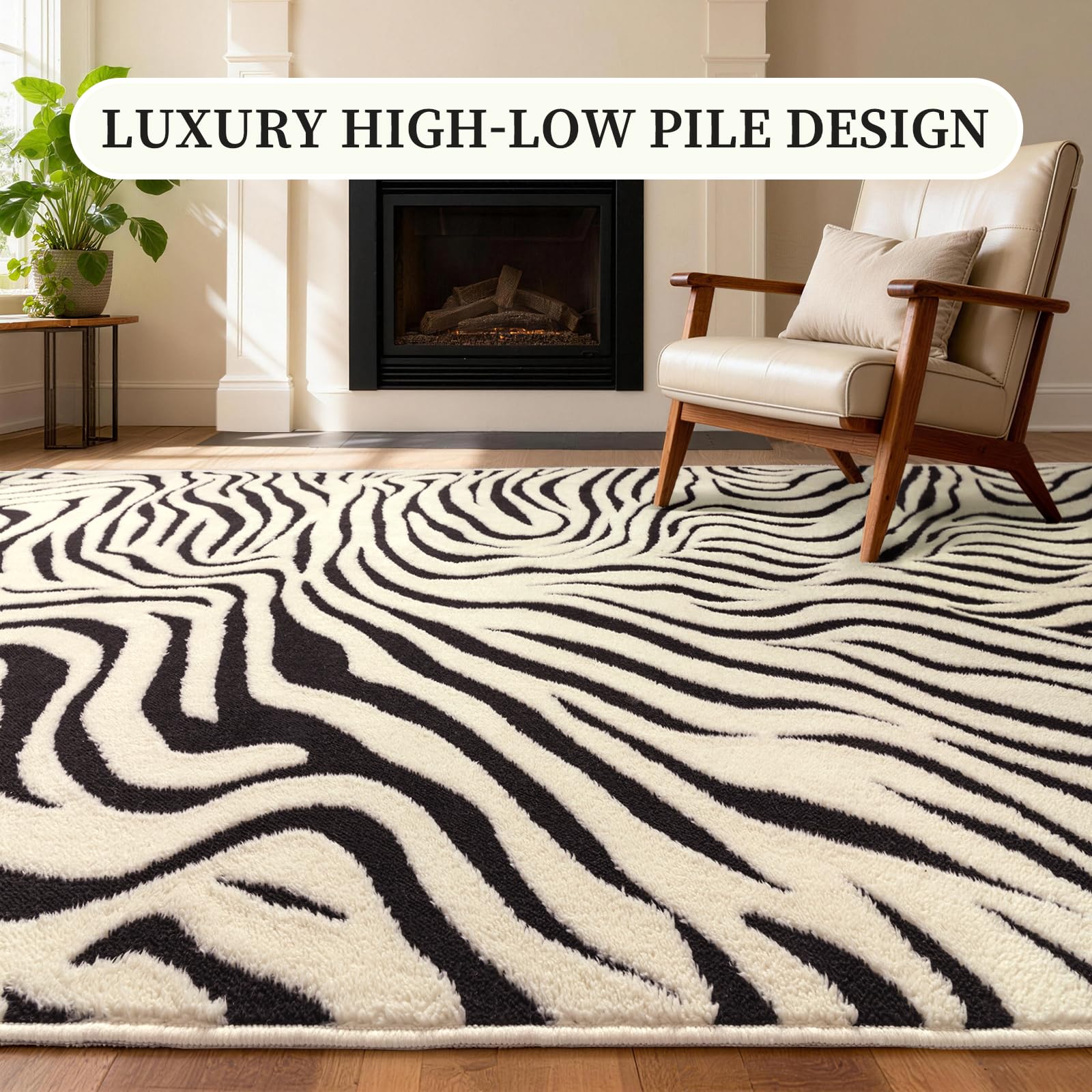 YIHOUSE ultra-soft medium-pile rug enhances comfort in bedrooms and lounges