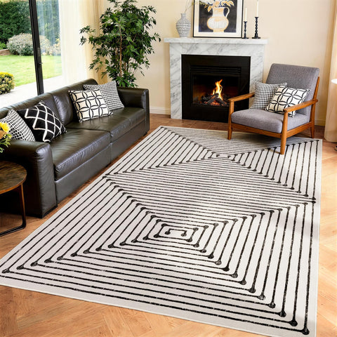 YIHOUSE low-pile design enables easy vacuuming