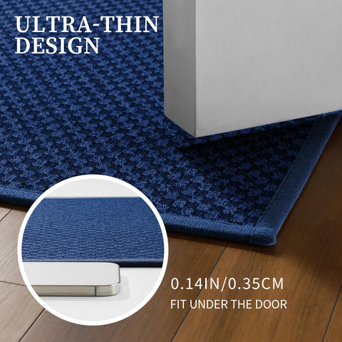 YIHOUSE slim 0.14-inch profile fits under most doors.