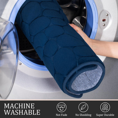 YIHOUSE machine washable rug resists fading and maintains softness.