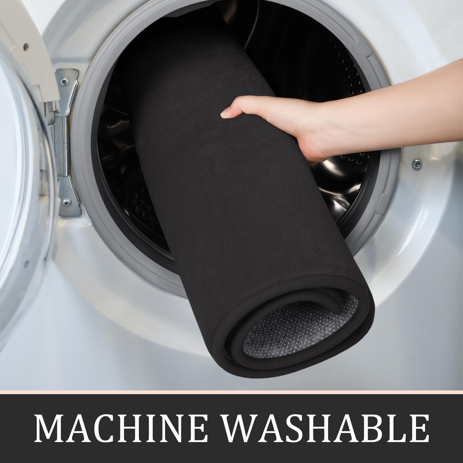 YIHOUSE machine-washable rug stays vibrant after multiple washes