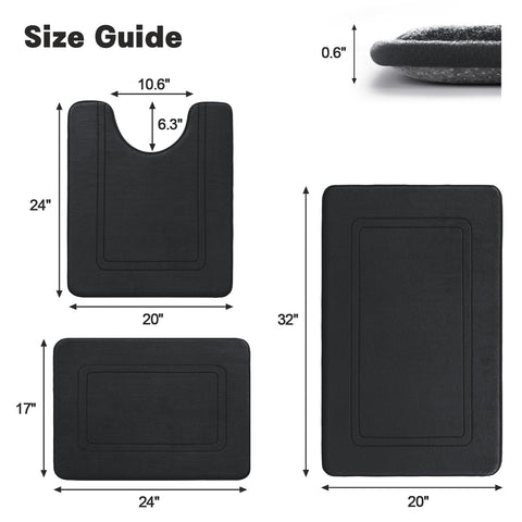 YIHOUSE memory foam top fleece delivers gentle, cozy comfort underfoot.