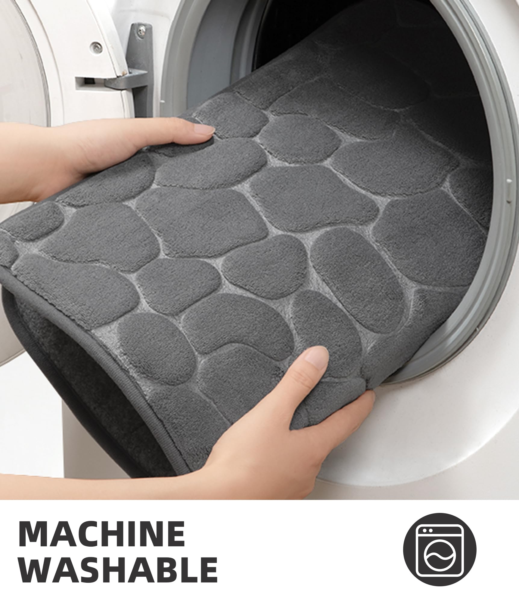 YIHOUSE bath rug suitable for bathrooms, bedrooms, and entryways