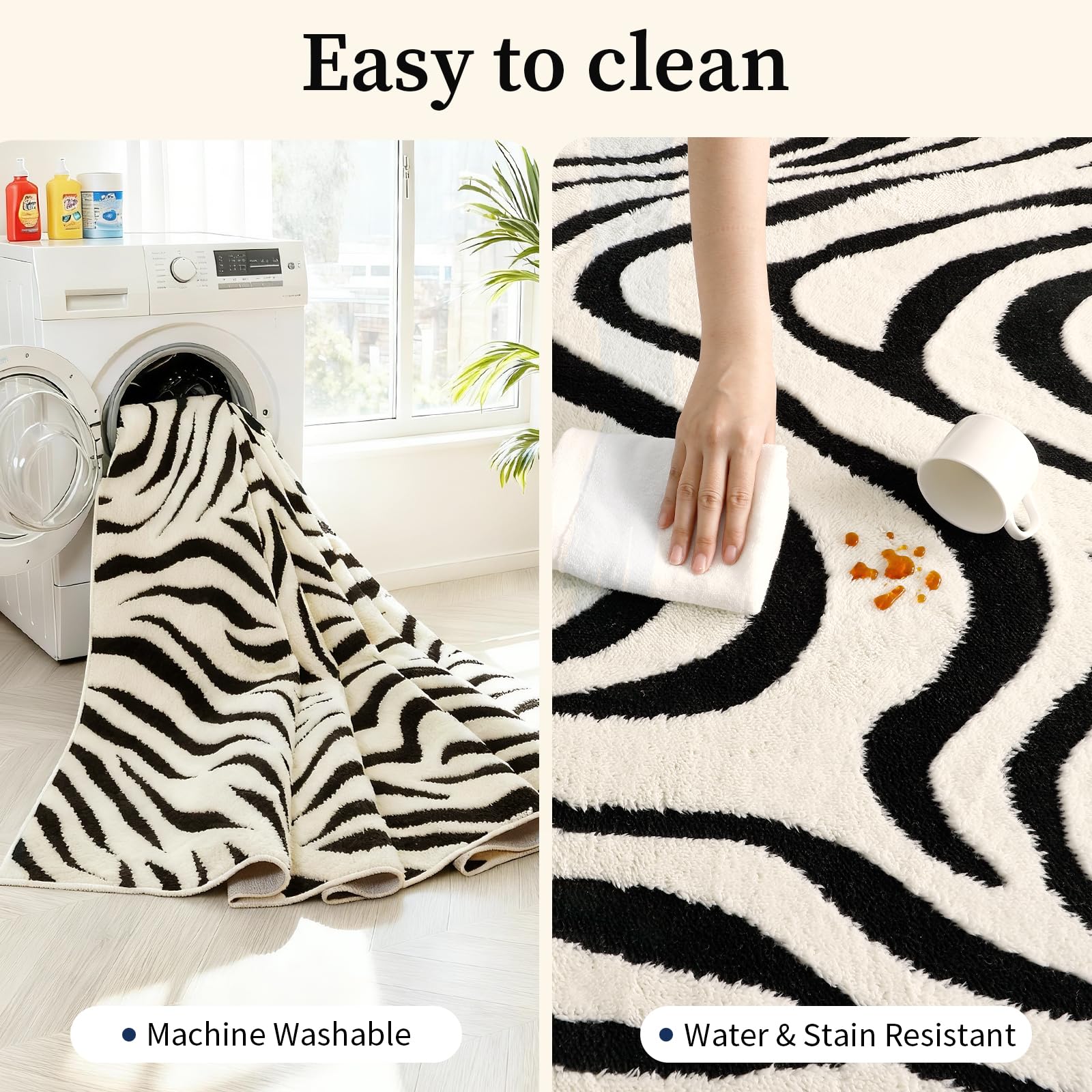 YIHOUSE noise-absorbing texture helps reduce echo in busy homes