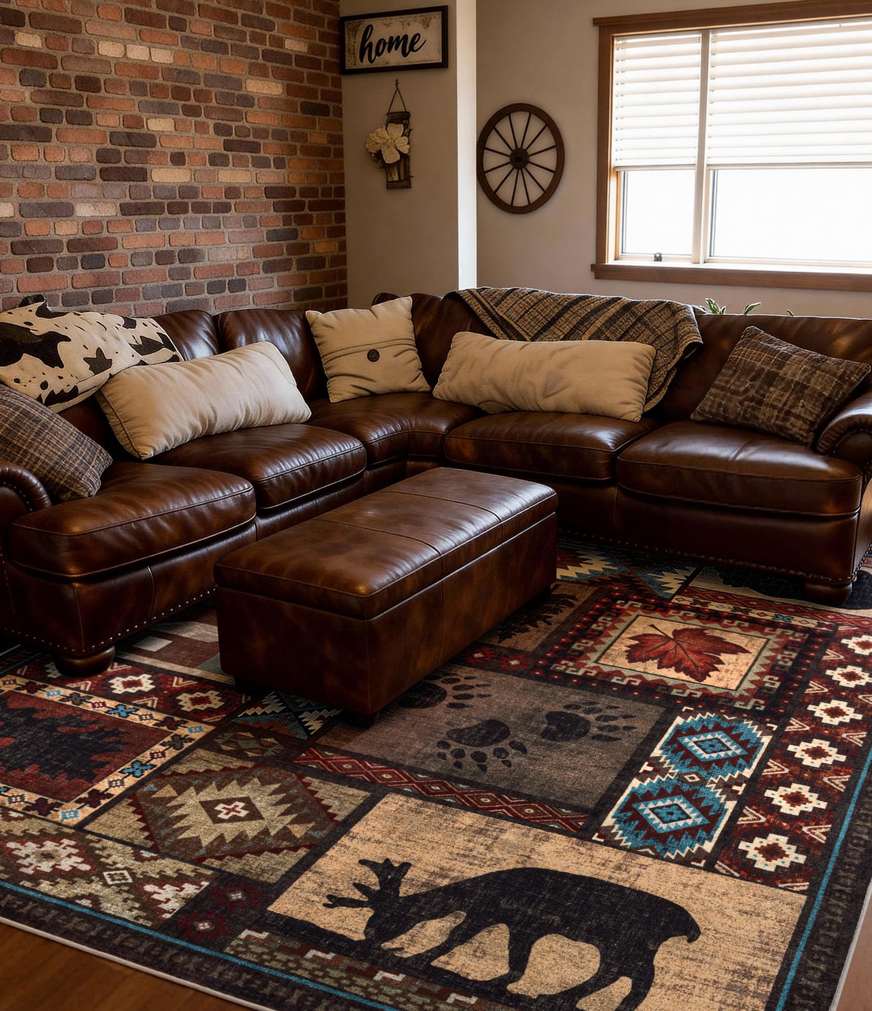 YIHOUSE versatile 5x7 rug suits entryways and dining spaces