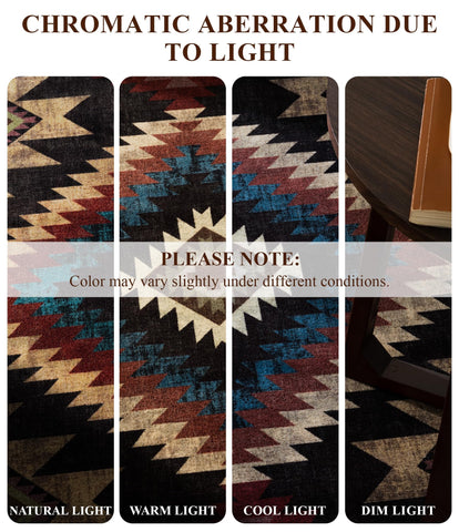 YIHOUSE robot-vacuum-friendly rug allows easy cleaning around furniture