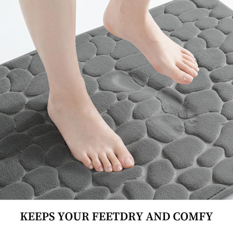 YIHOUSE thick soft memory foam provides cushioned underfoot support