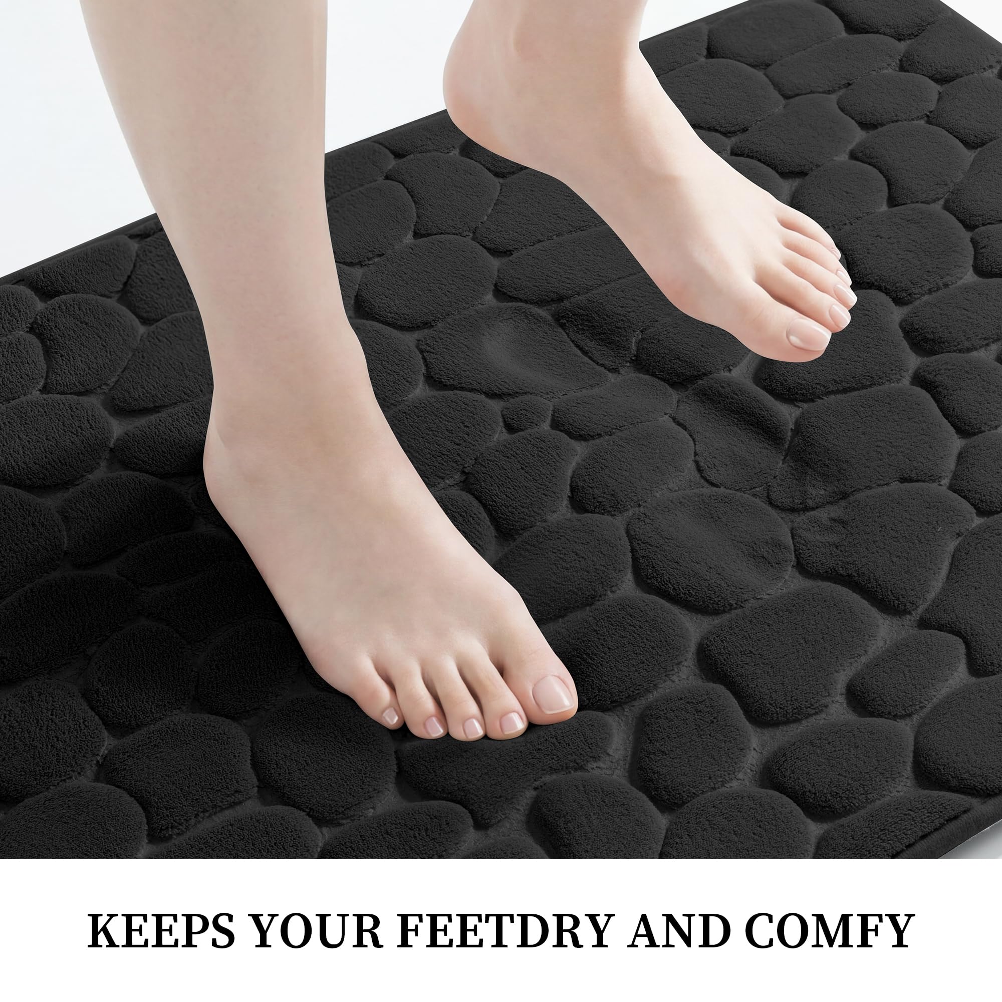 YIHOUSE versatile mat suits bathrooms, bedrooms, and entryways.