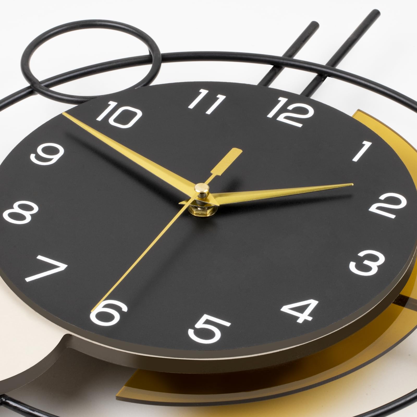 YIJIDECOR silent quartz mechanism ensures peaceful bedrooms and home offices.