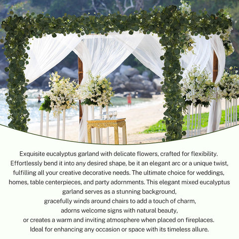 YIJXPOIN eucalyptus garland offers year-round decor across seasons