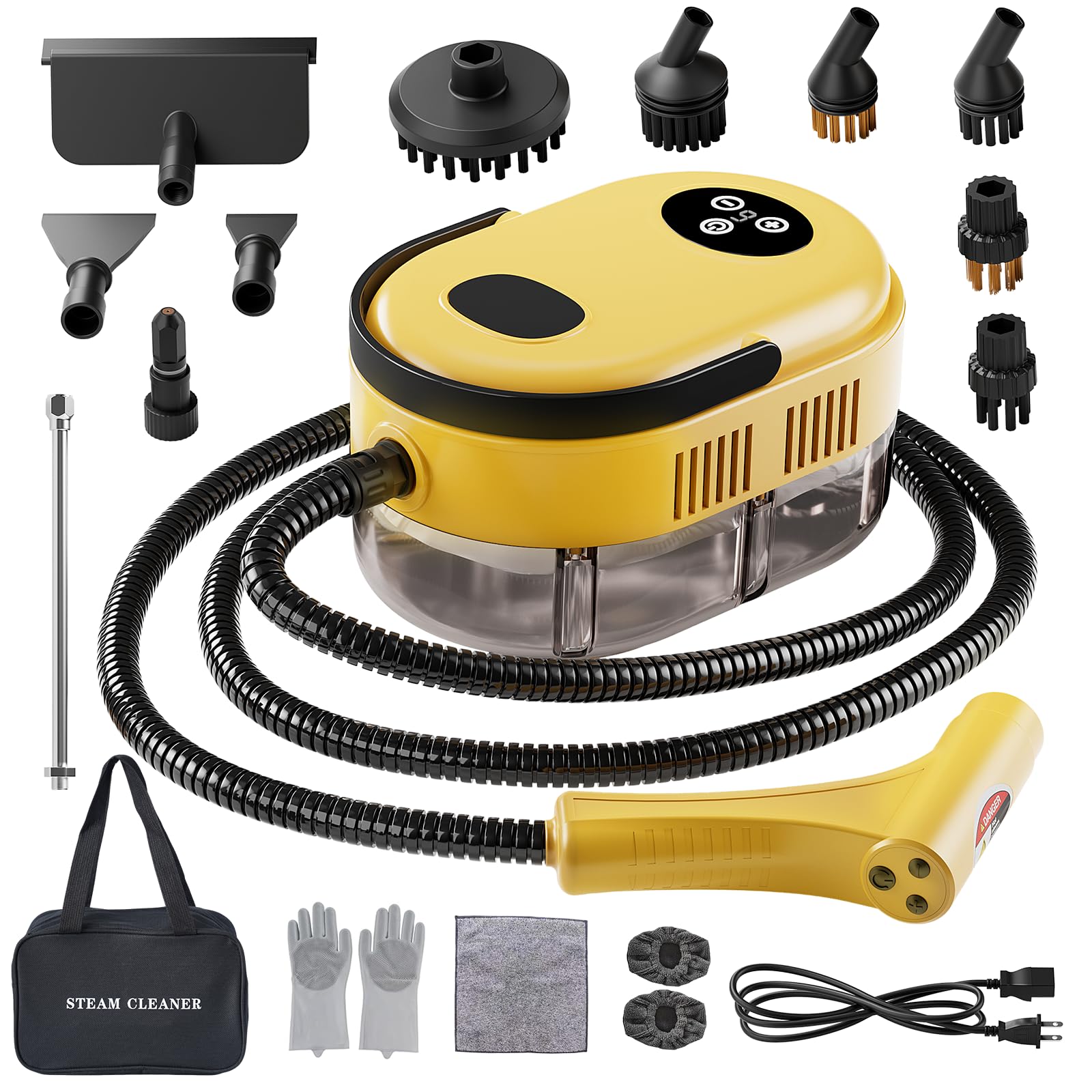 YIKEDA handheld steam cleaner full unit for versatile home cleaning