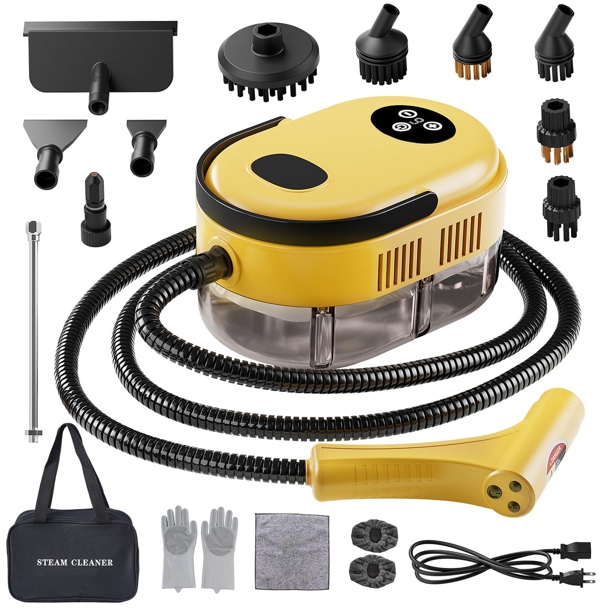YIKEDA handheld steam cleaner full unit for versatile home cleaning