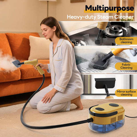 YIKEDA handheld steam cleaner glass brush for delicate surfaces
