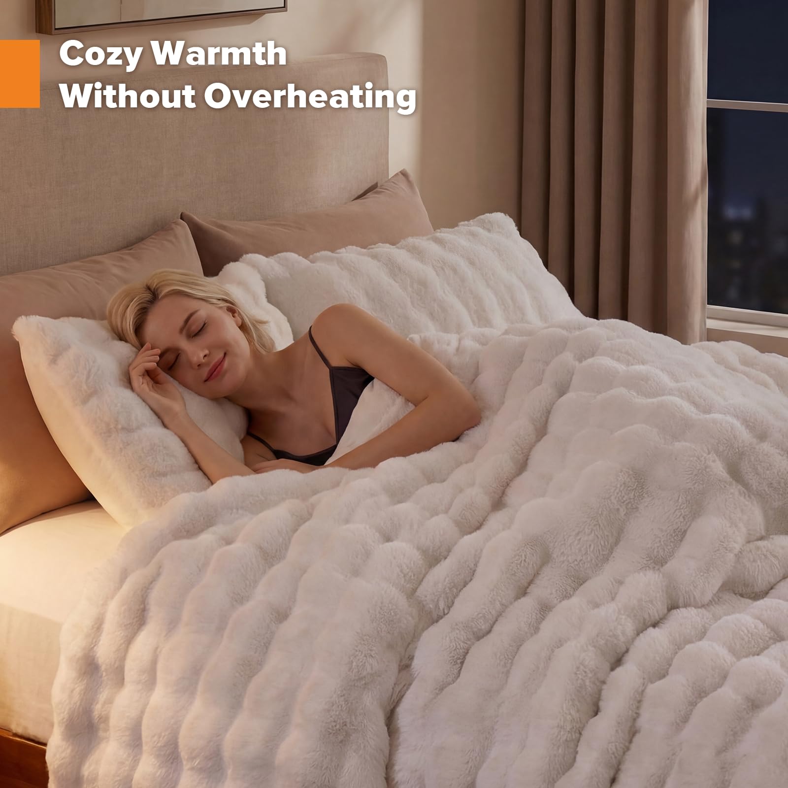 YIKUSH comforter stays fluffy after washing to maintain loft
