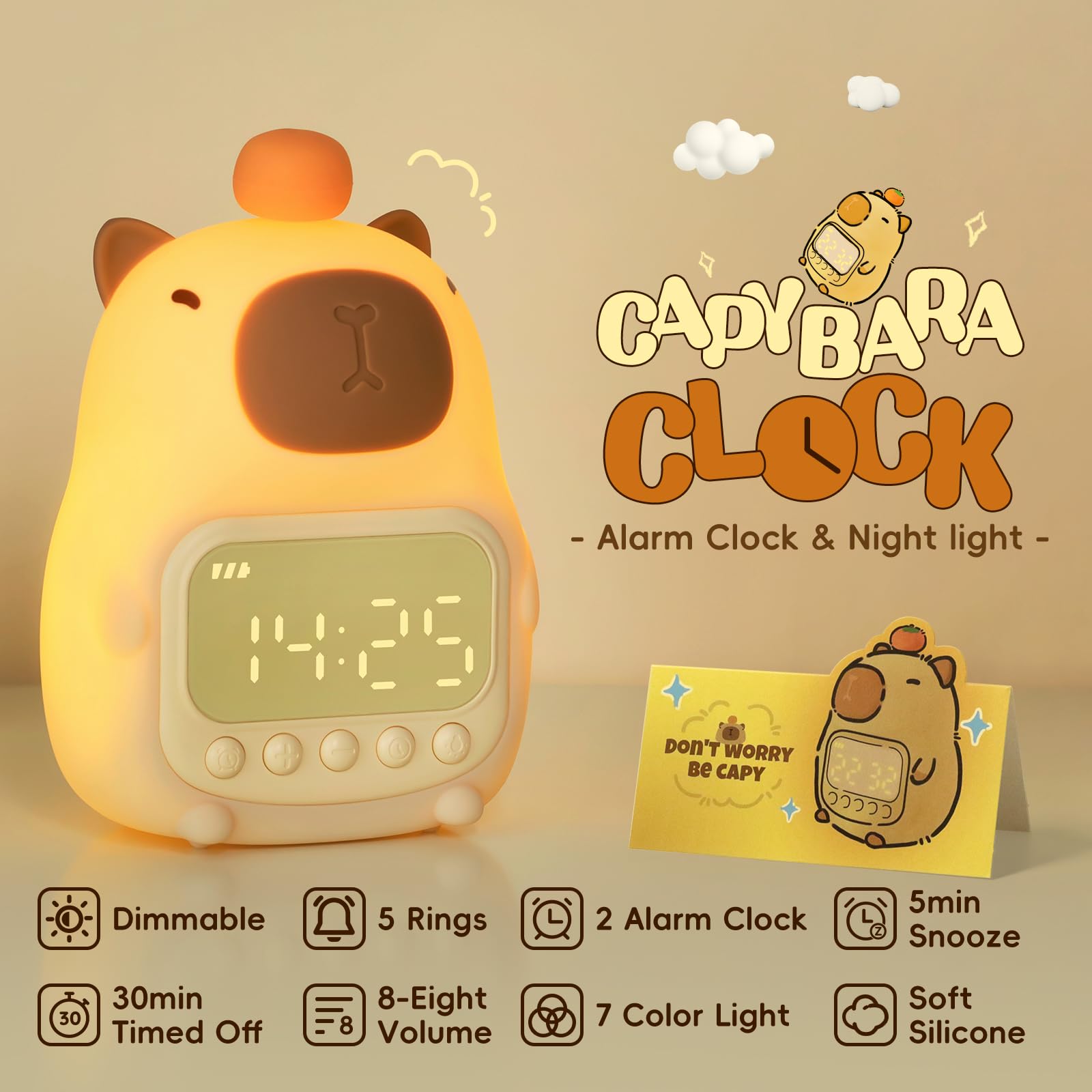 Yiliaw night light mode provides gentle bedtime illumination.