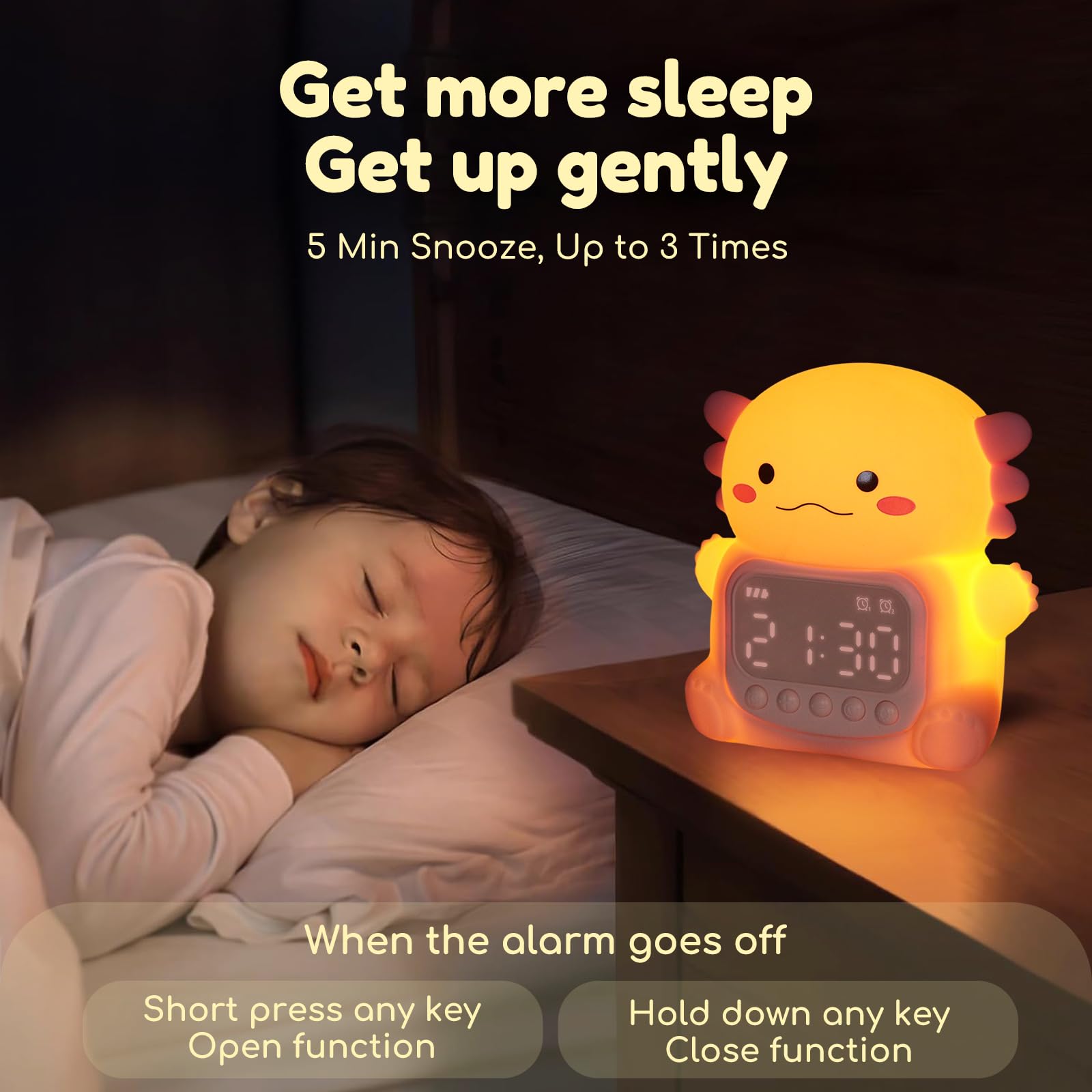 Yiliaw Dual alarms with snooze help mornings stay on track