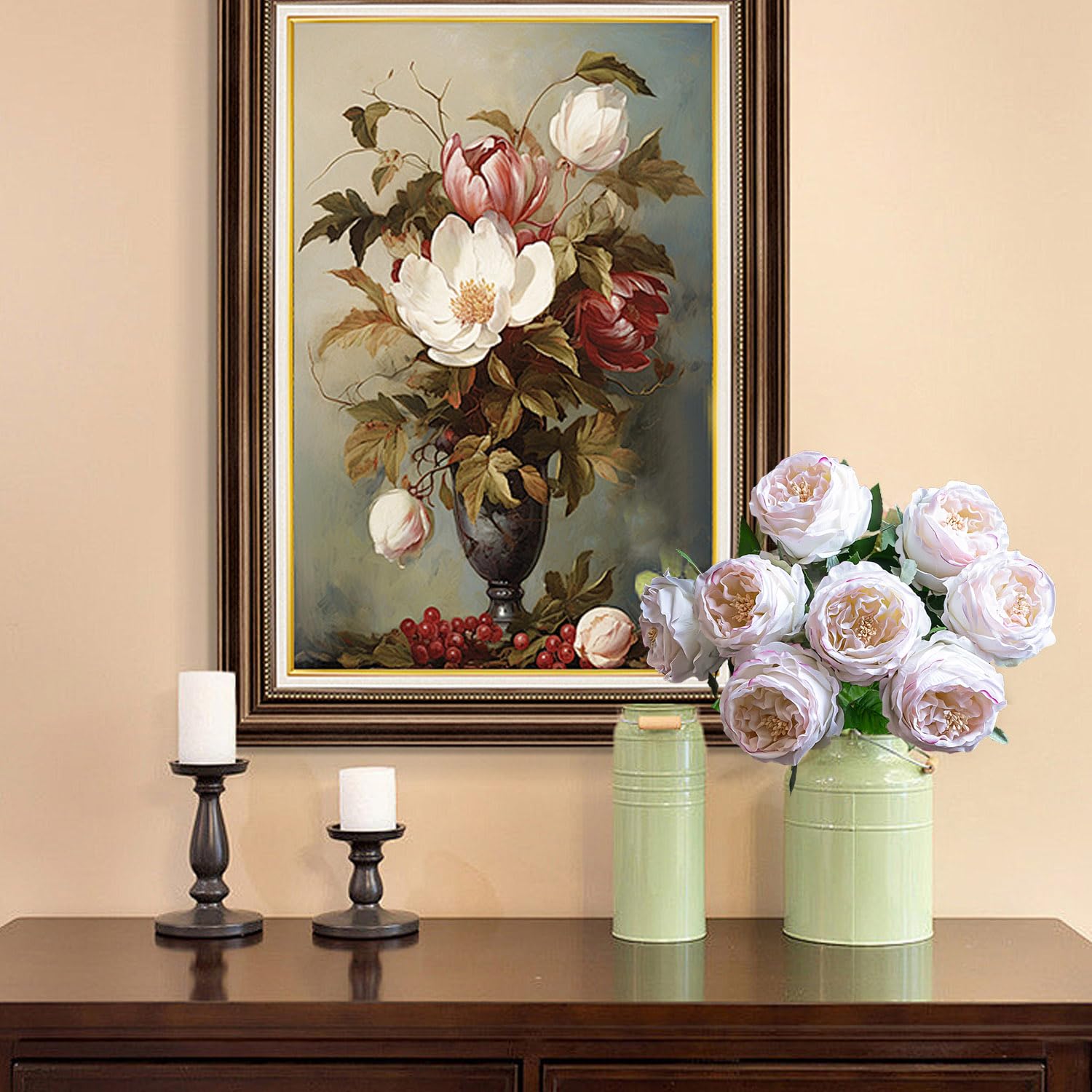 YILIUFA artificial flowers dust wipe clean for easy upkeep