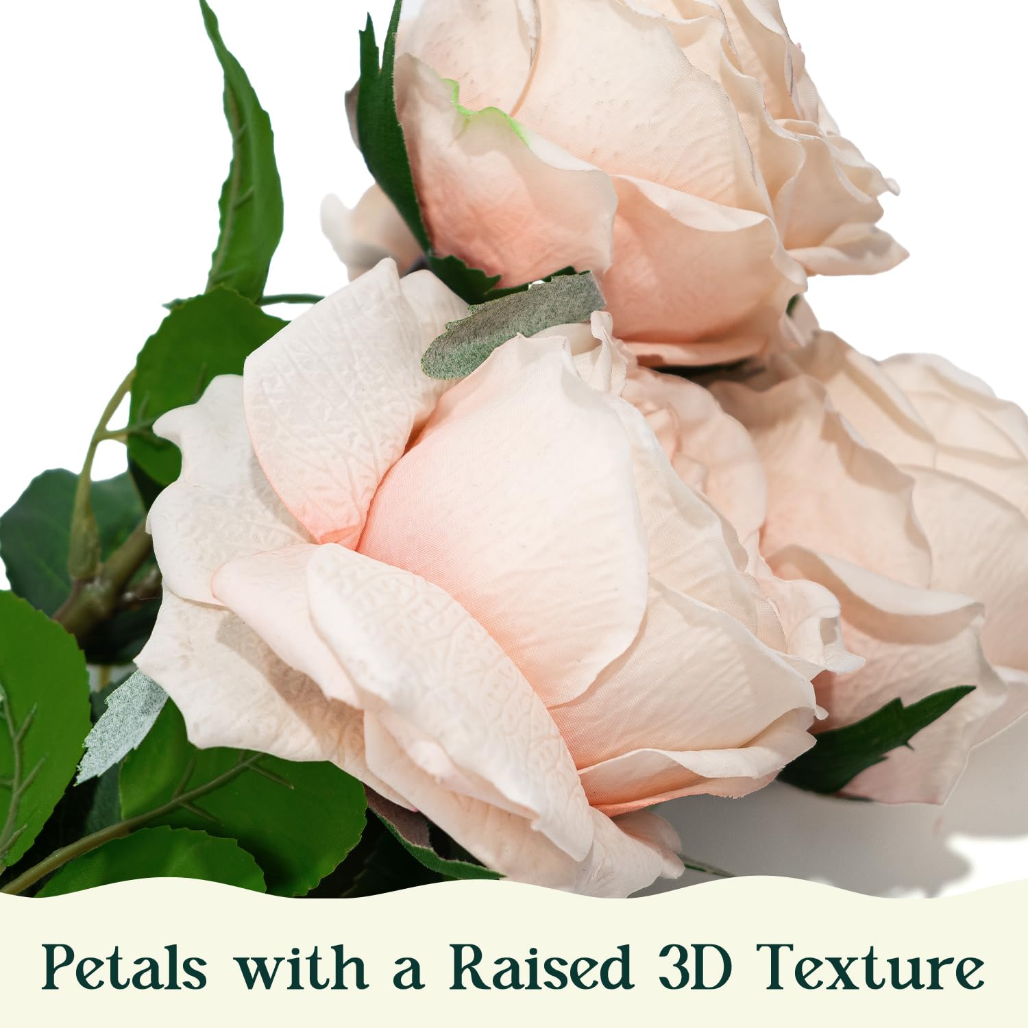 YILIUFA handcrafted 3D petal detail emphasizes artistry in fake flowers for refined arrangements