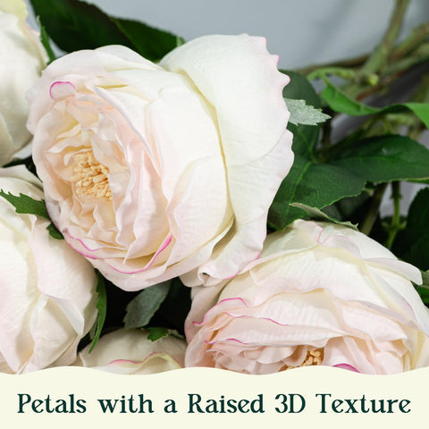 YILIUFA handcrafted peonies with 3D petals for lifelike decor detail