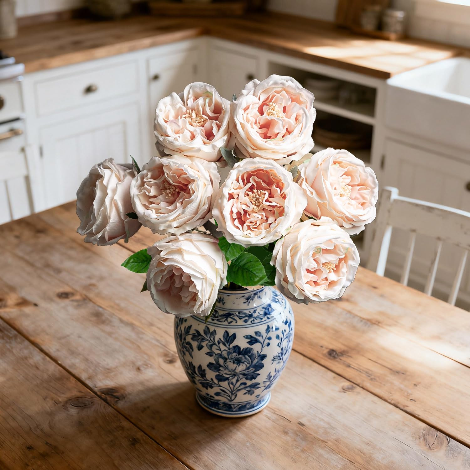YILIUFA bloom diameter 9cm ensures full blooms in centerpieces and flower displays