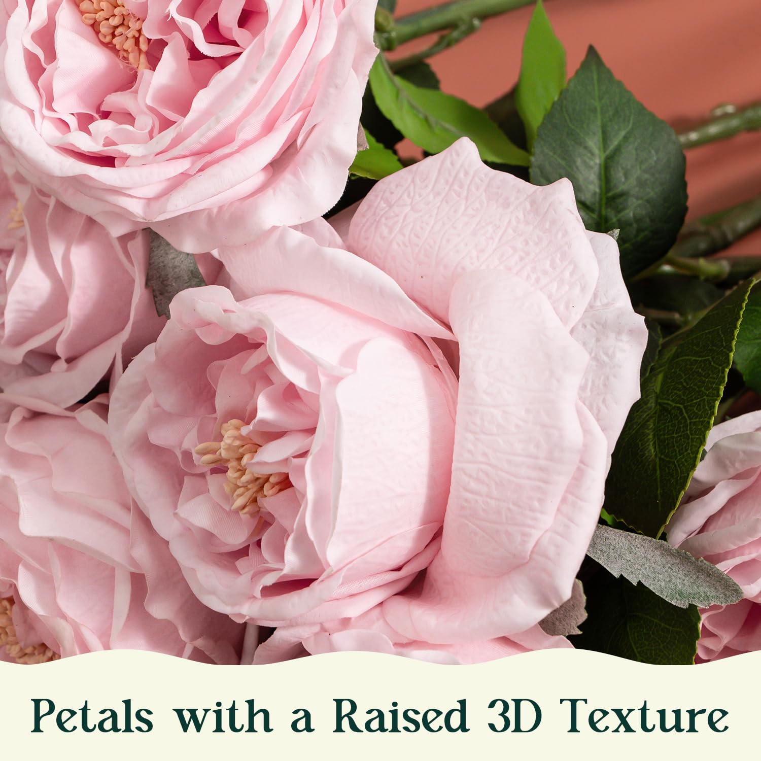 YILIUFA wedding bouquet peonies light pink for long lasting décor