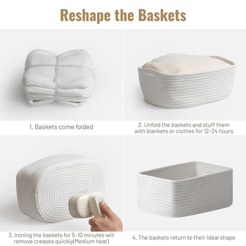 Yilobi empty gift-ready baskets for housewarmings and gifting.