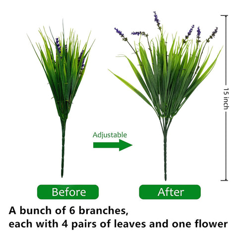 Yimingjin UV resistant faux plants suitable for outdoors.