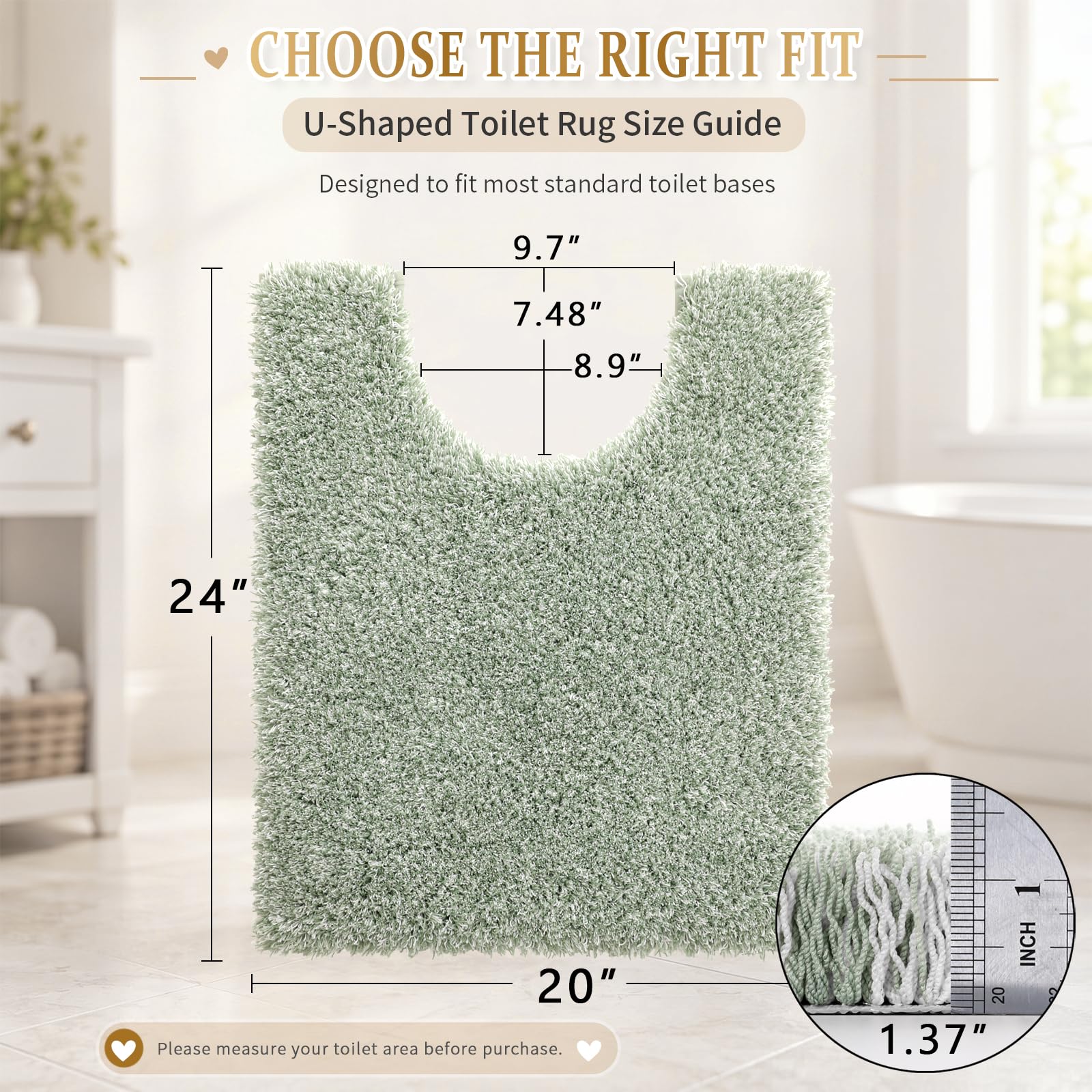 Yimobra bath mat absorbent quick-dry surface soaks up water fast.