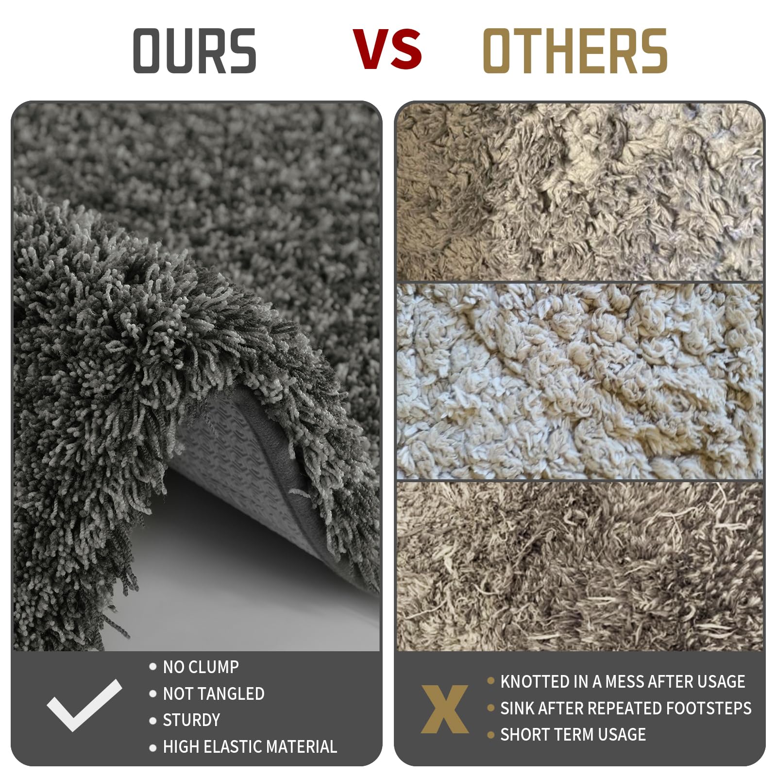 Yimobra bath rug 32x20 absorbent dense pile soaks up water fast