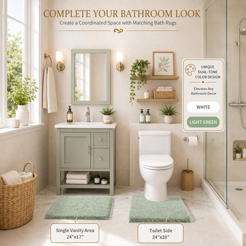 Yimobra bath rug hexagon bottom anchors securely, reducing slips.