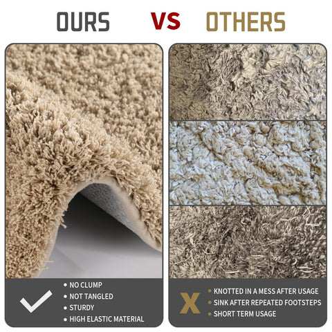 Yimobra bath rug designed for machine washing with maintained softness.