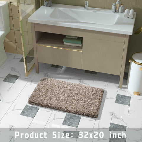 Yimobra machine-washable bath rug stays fluffy after many washes.