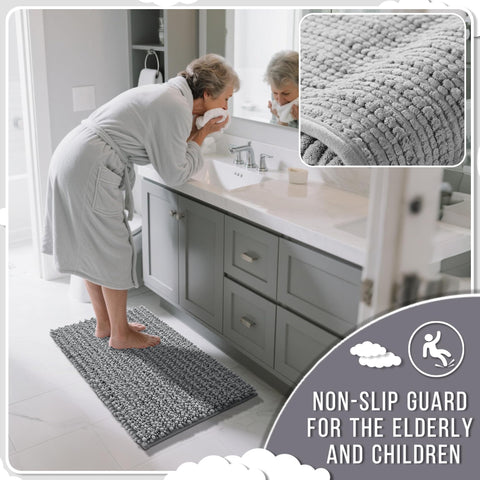Yimobra bath rugs color stays vibrant through many washes for lasting style