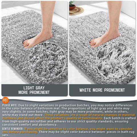 Yimobra quick-drying mat dries fast for daily bathroom use.