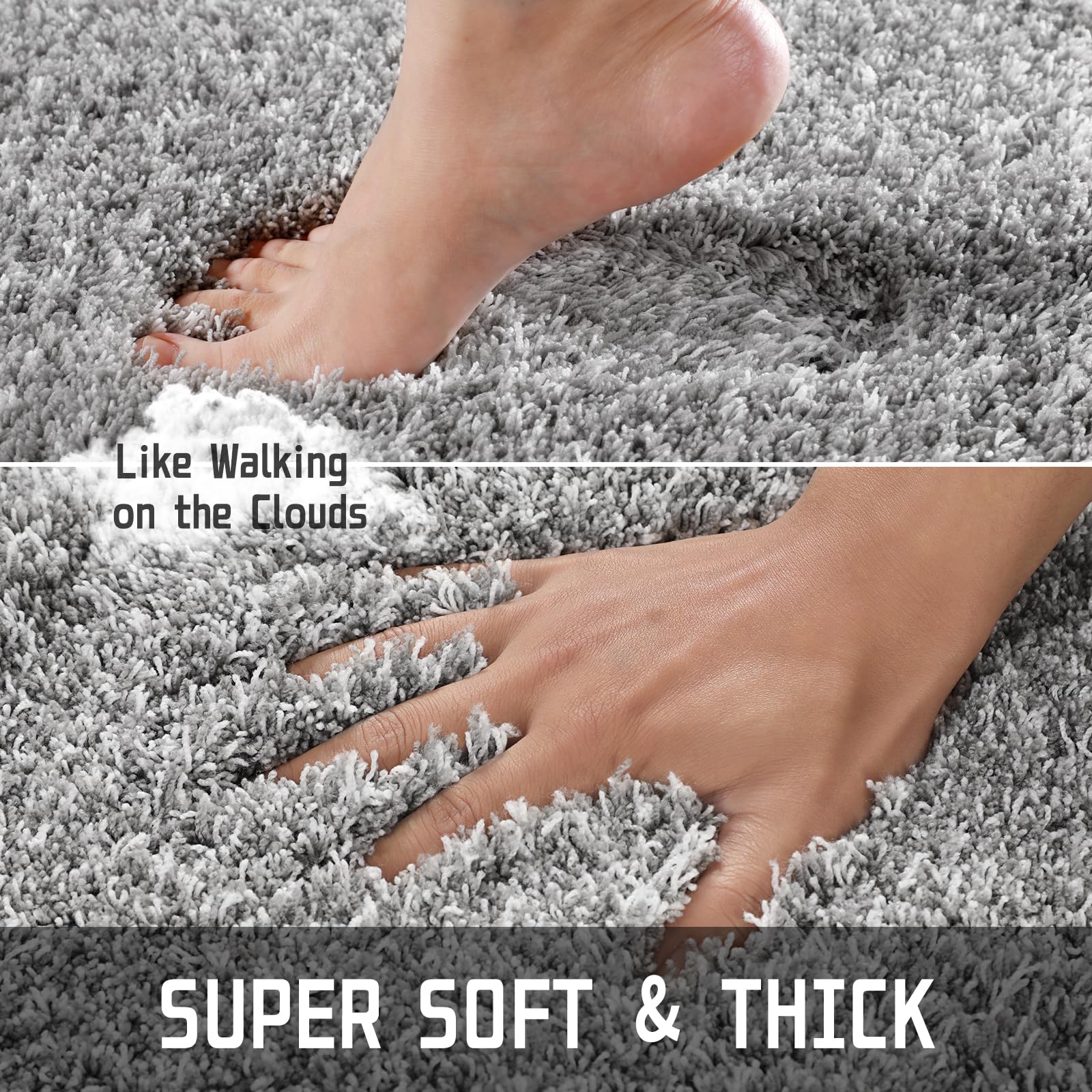 Yimobra machine-washable rug stays fluffy after repeated washes.