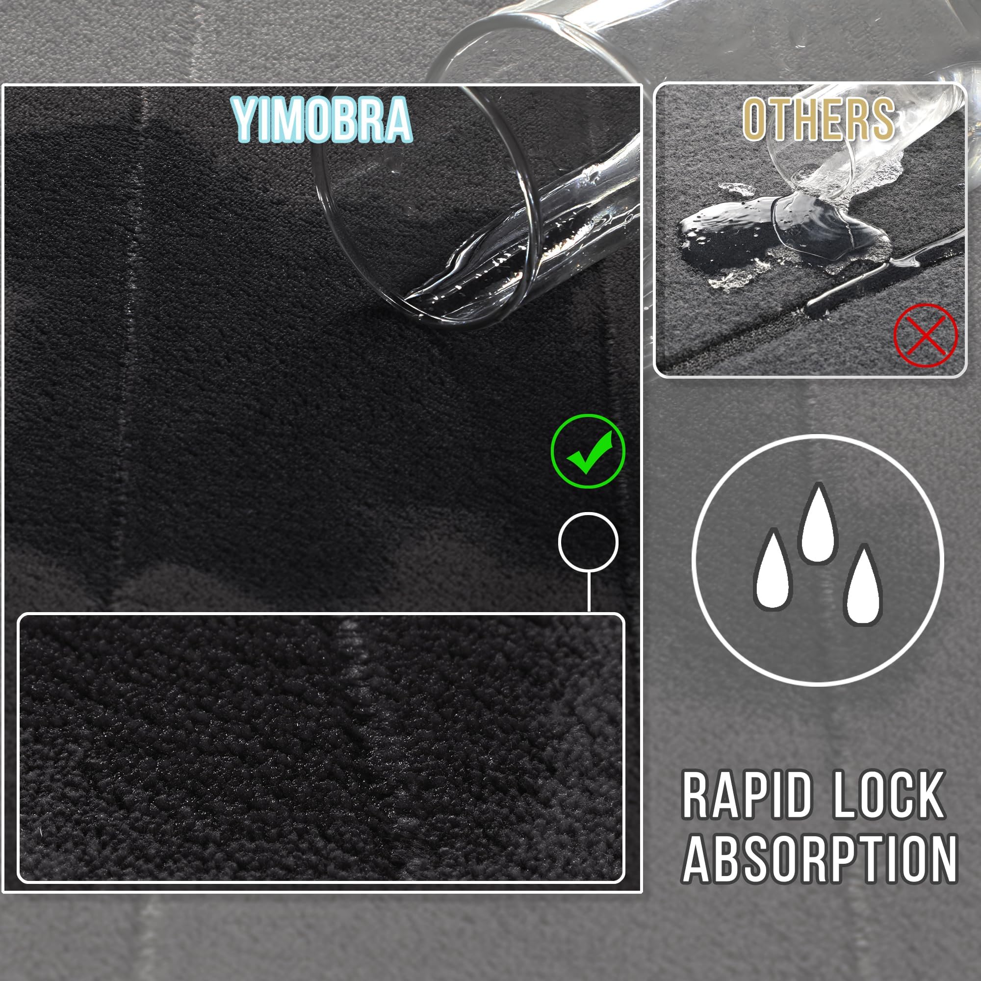 Yimobra durable memory foam core resists flattening after washes for lasting support