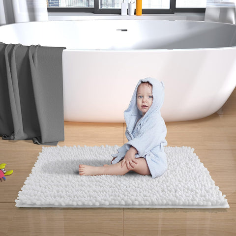 Yimobra large bath rug suited for tubs and showers