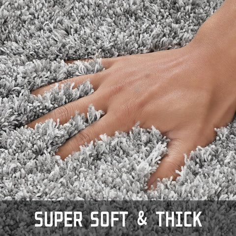 Yimobra Luxury Bath Rug absorbent pile dries quickly, keeping floor drier after showers
