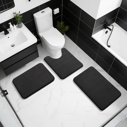 Yimobra machine washable bath mat designed for easy care and color retention