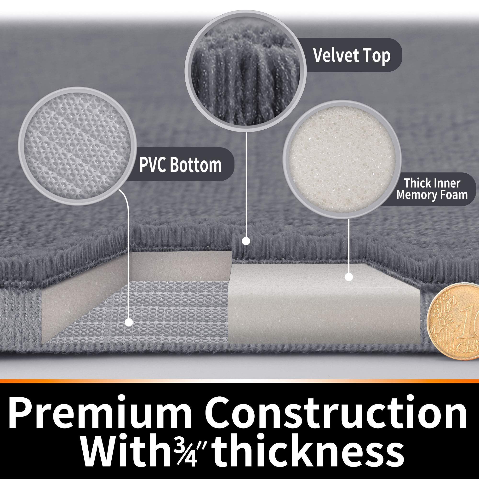 Yimobra memory-foam core retains shape after washing for lasting support.