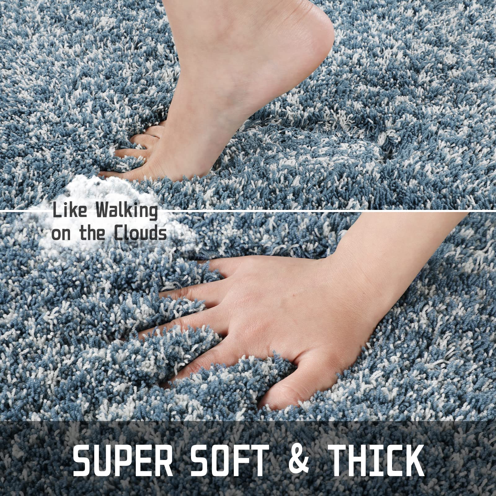 Yimobra patented non-slip bottom prevents slips with secure grip.
