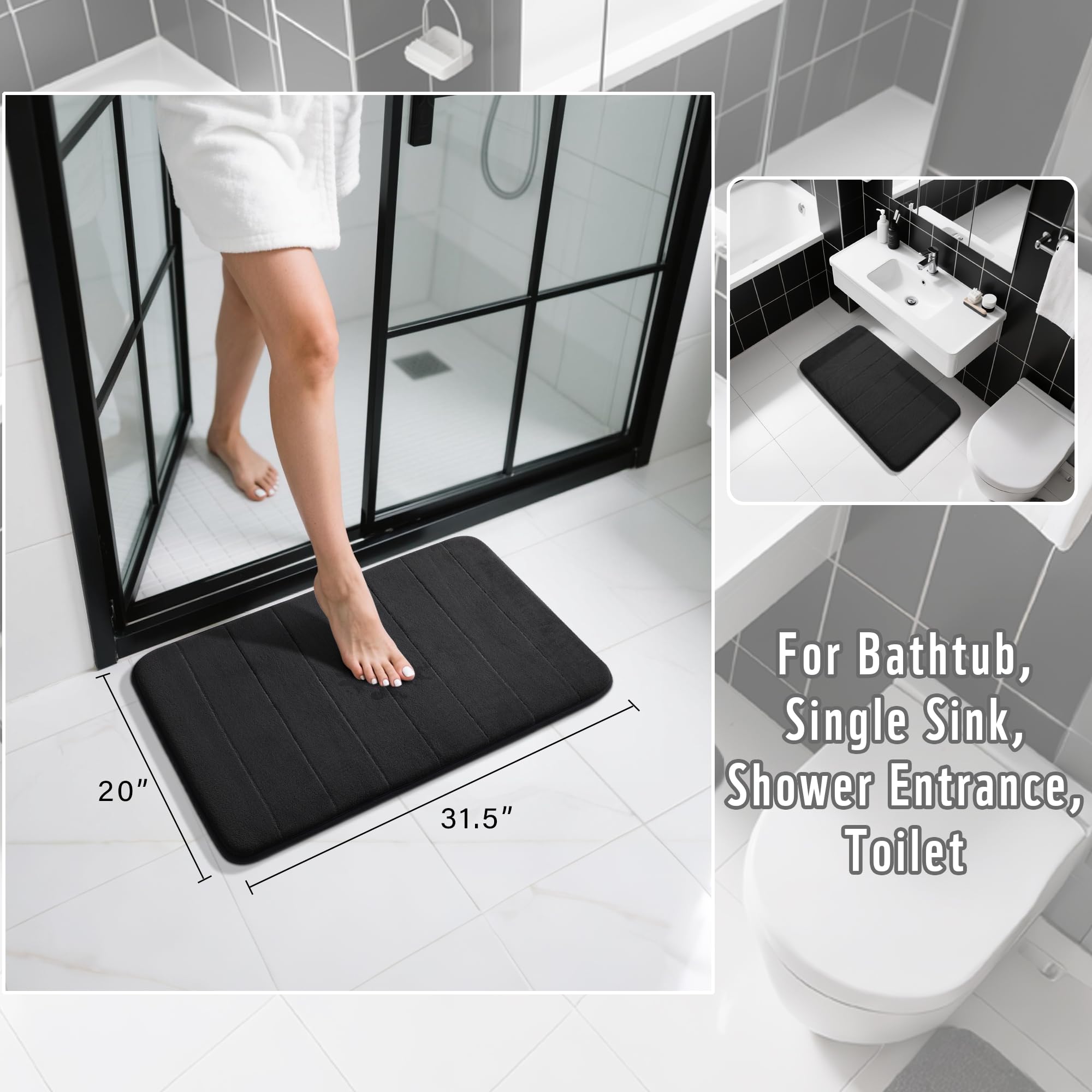 Yimobra rapid-lock absorption surface pulls moisture for fast drying on wet floors