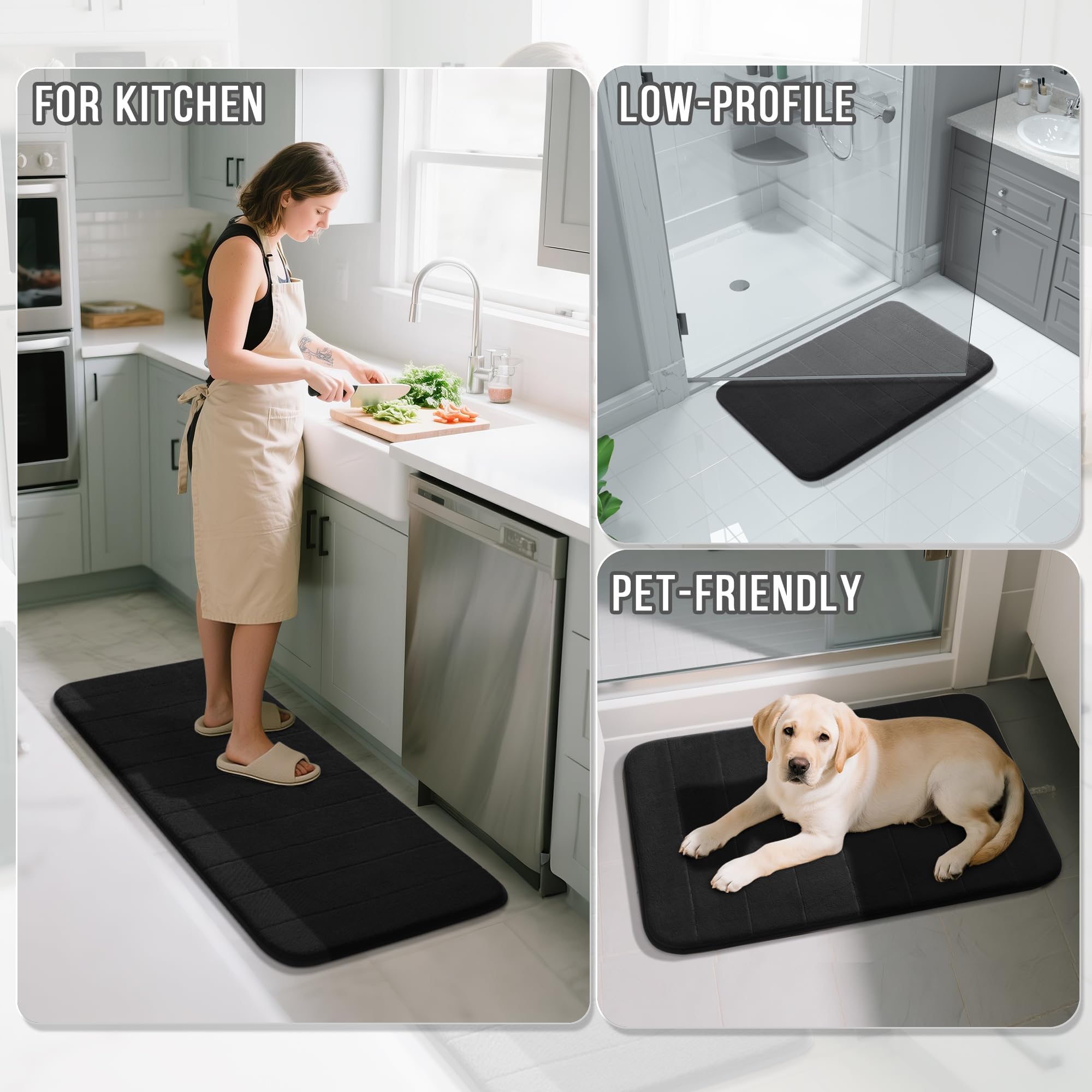 Yimobra 31.5 by 20 inch mat sized for double sinks and larger bathrooms