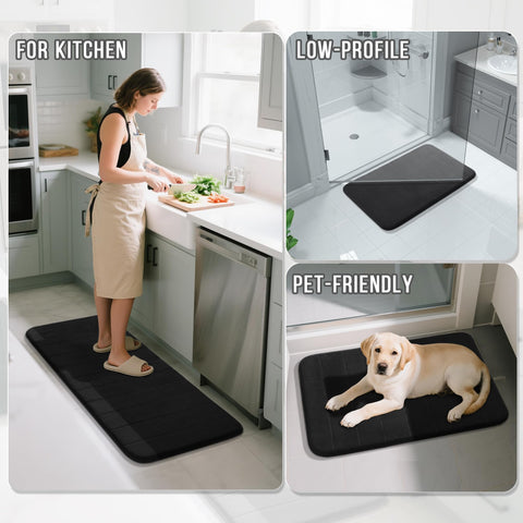 Yimobra 31.5 by 20 inch mat sized for double sinks and larger bathrooms