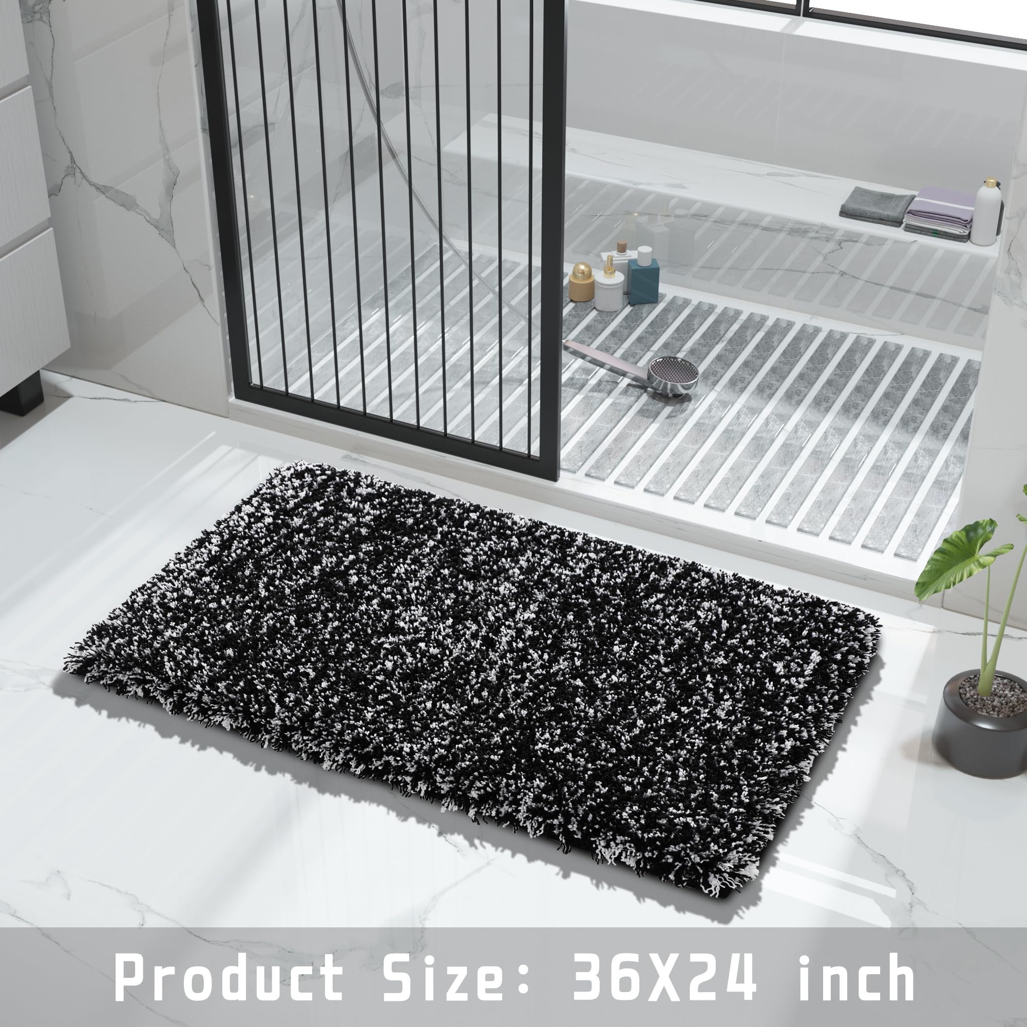 Yimobra soft surface supports comfortable kid bath time and kneeling.