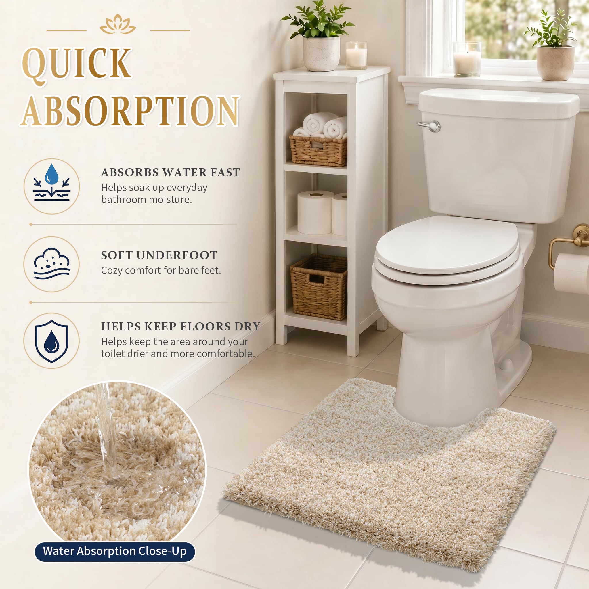 Yimobra machine-washable rug makes cleaning easy